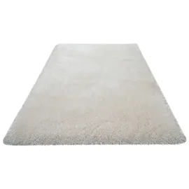 OTTO home Hochflor-Teppich OTTO HOME "Micro exclusiv Teppich, sehr hoher Flor, weich durch Mikrofaser" Gr. 8, beige (creme), B:300cm H:78mm L:400cm, Kunstfaser, Teppiche, sehr weich, flauschig, uni, Wohnzimmer, Schlafzimmer, Kinderzimmer