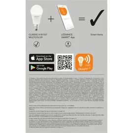 LEDVANCE Smart+ WiFi Classic 485754 9W E27 3 St.
