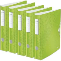 Leitz Qualitäts-Ordner 180° Active WOW, A4, Schmal, Abgerundeter Rücken,
