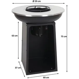 MCW Feuerschale K97 schwarz