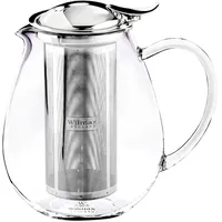 Wilmax england Wilmax WL-888802/A Borosilikatglas Teekanne, 850mL Kapazität