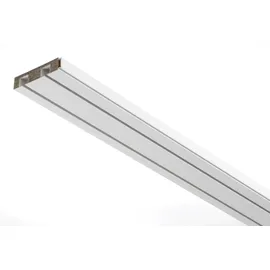 GARDINIA Vorhangschiene, Kunststoff, weiß 120