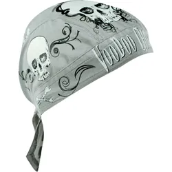 Zan Headgear Flydanna Voodoo Child, Kopftuch - Grau/Weiß/Schwarz - Einheitsgröße