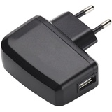 Slabo USB Ladeadapter Adapter für Beafon M6 "Ultra Slim" - SCHWARZ