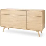 Bettso Sideboard, Eiche, Holzwerkstoff, 2 Schubladen, 160x84x39 cm, Wohnzimmer, Kommoden & Sideboards, Sideboards