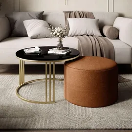 lookway LORI Hochglanz Gold Metall 70 x 49 cm