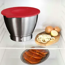 Kenny Professional Profi-Frischhaltedeckel 'Überzieher' kompatibel mit Kenwood Chef XL Modelle Rubinrot