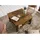 Massivmoebel24 Rodez Braun Mangoholz 85 x 45 x 85 cm