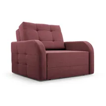 e-meubles Möblo Schlafsessel Rot, Holz, 1-Sitzer, 101x90x100 cm, Wohnzimmer, Sessel, Schlafsessel