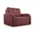 e-meubles Möblo Schlafsessel Rot, Holz, 1-Sitzer, 101x90x100 cm, Wohnzimmer, Sessel, Schlafsessel