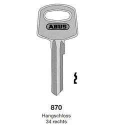 Schlüsselrohling ABUS 870