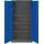 Jan Nowak C001 Aktenschrank 185 x 90 x 40 cm anthrazit/blau