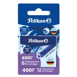 PELIKAN Tintenpatrone 4001 königsblau 300004126 330795 4001 TP/6-2B