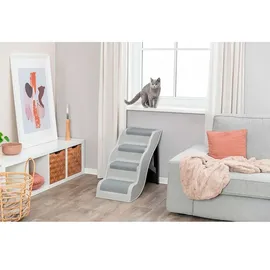 Trixie Hundetreppe 4-stufig Grau 38,5 × 60 × 79 cm