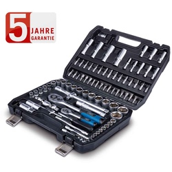 Scheppach Werkzeugkoffer TB100 94-tlg. Kunststoffkoffer Werkzeug Chrom-Vanadium