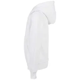 Build Your Brand Organic Basic Reißverschlusspullover White 134-140 cm