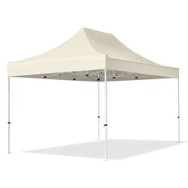 TOOLPORT Faltpavillon Economy 3 x 4,5 m ohne Seitenteile creme 581840
