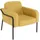 medso powered by paperflow Sessel MEDSO L Rund Stoff 75,0 x 74,3 x 73,6 cm Gelb/Schwarz
