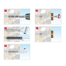 TOX Spreizdübel Barracuda 12 x 60 mm 25 Stück