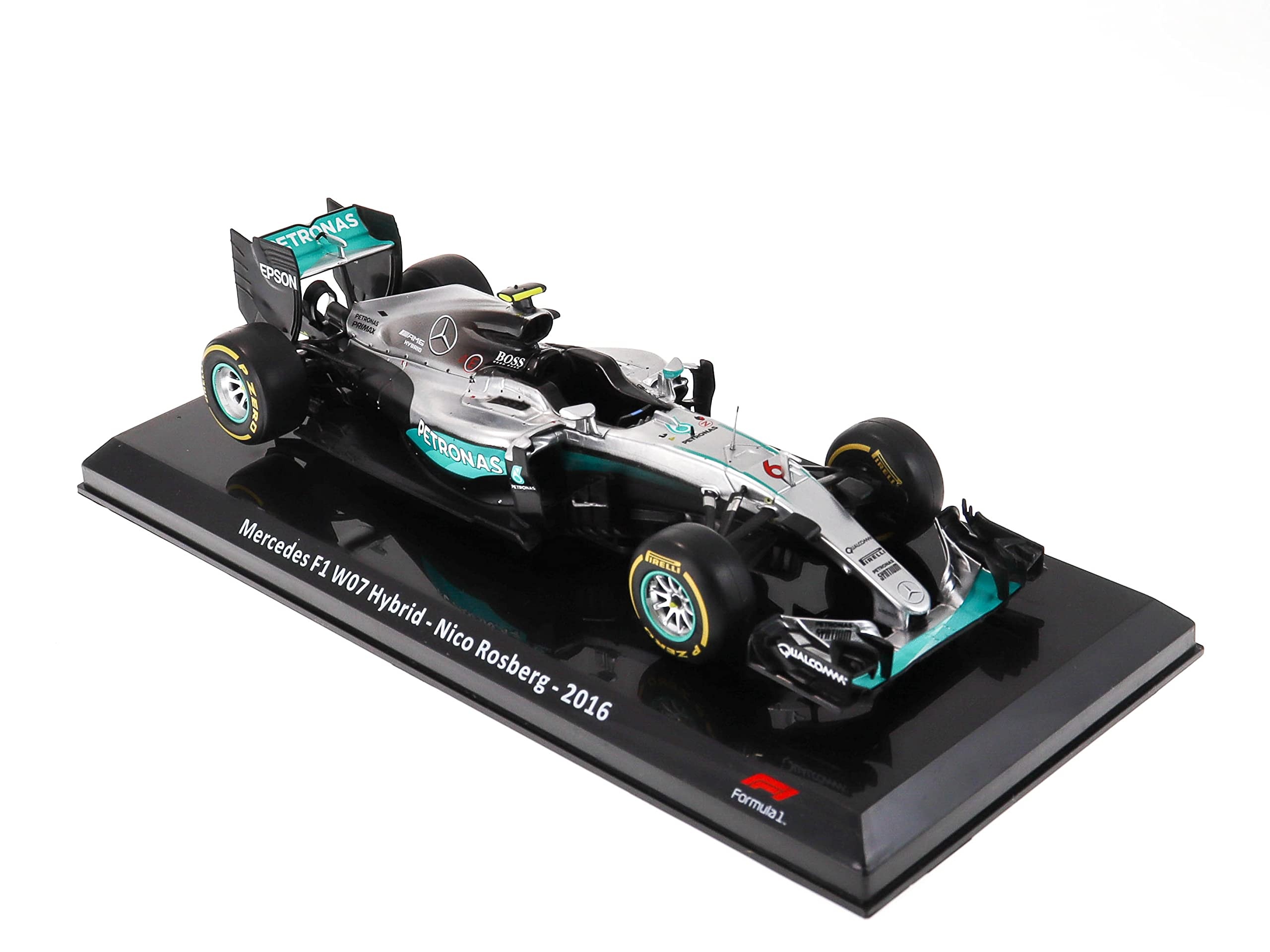 - Formel 1 Auto 1/24 kompatibel mit Mercedes F1 W07 Hybrid - Nico Rosberg - 2016 - OR029