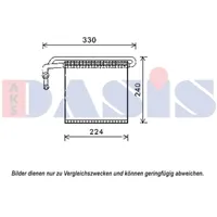 AKS DASIS Verdampfer Klimaanlage 820356N