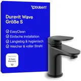 Duravit Wave Einhandmischer Schwarz Matt