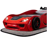 Coemo Autobett VENTO im Rennwagen-Design mit Lattenrost in Rot | Gr.: onesize