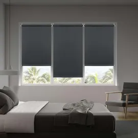 STORESDECO Verdunkelungsrollo 120 x 180 cm grau