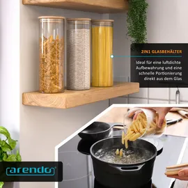 Arendo Vorratsglas 2,1 L 3 St.