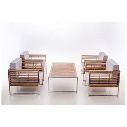 Gartensets Artemis II 4 Sessel und 1 Tisch