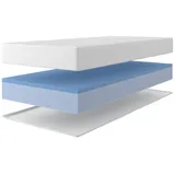 Älgdröm Gelschaummatratze »Kniven, Matratze 90x200 cm, 140x200 cm & weitere Größen«, 17 cm hoch, (1 St., 1-tlg.), Matratze H2-H4, ergonomisch, allergiker geeignet (Hausstauballergiker)
