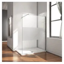 Aloni Walk-In-Dusche mit 120 x 200 cm beige Sicherheitsglas