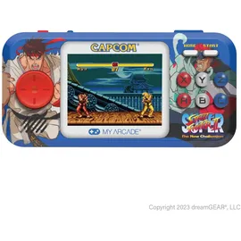 My Arcade Super Street Fighter II Pocket Player Pro tragbares Gaming-System (2 Spiele in 1)