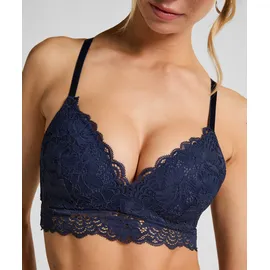 Hunkemöller Andrea Padded Non-Wired Bra Bügelloser BH Blau 75C