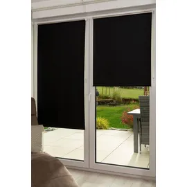 K-HOME Thermo Klemmfix-Rollo 65 x 150 cm schwarz