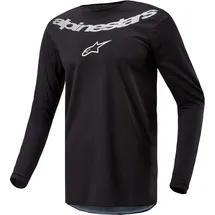 Alpinestars Fluid Graphite Motocross Jersey, schwarz, Größe 2XL