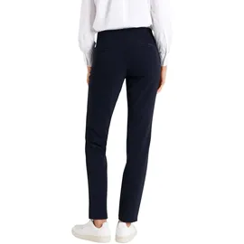 MAC Damen-Hose Slim Fit Anna Zip New in Dunkelblau-D42 / L32