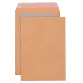 Viking Versandtaschen mit Papprückwand C4 110 g/m2 Braun Ohne Fenster Abziehstreifen 229 x 324 mm 100 Stück
