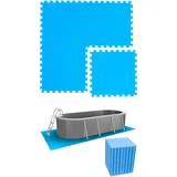 Eyepower 14 m2 Poolunterlage - 60 EVA Matten 50x50 Pool Unterlage - Unterlegmatten Set