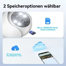 Avylet GALAYOU 4G LTE Überwachungskamera Aussen Weiß