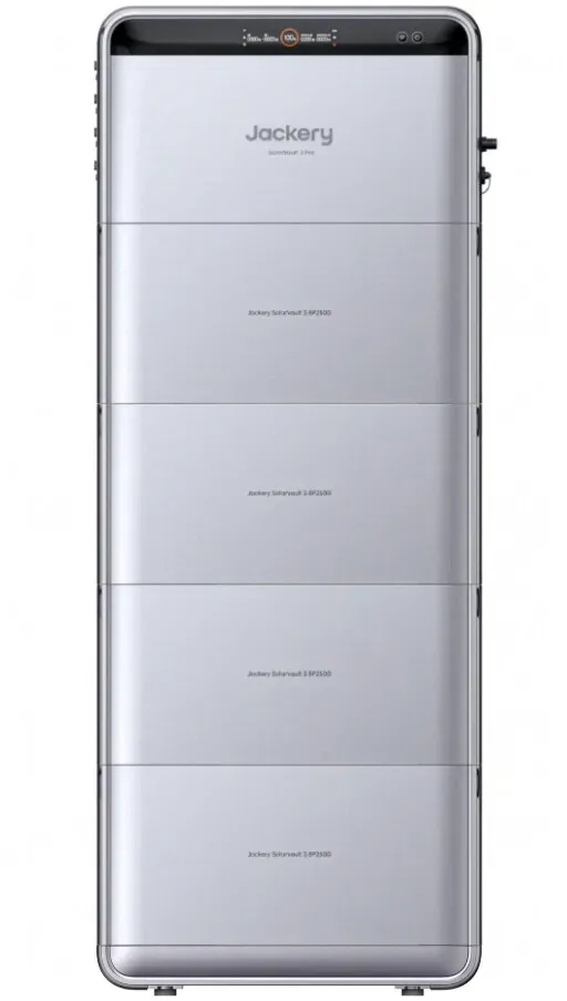 Jackery SolarVault 3 Pro mit 4x BP2500 Erweiterungsakkus | 12,6 kWh