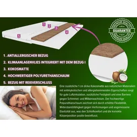 marpur TOP5 Matratzentopper Kokosauflage 200 x 200 cm mehrfarbig