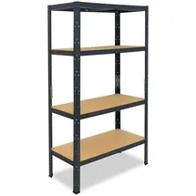 shelfplaza Schwerlastregal, anthrazit Metall, Rechteckig, 70x155x30 cm, Freizeit, Heimwerken, Werkstatt, Schwerlastregale
