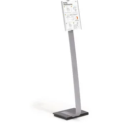 Durable Info-Bodenständer Info Sign Stand A4, 1 Stück, Art. Nr. 481223