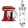 KitchenAid Artisan 5KSM175PS Empire Rot Beginnerset