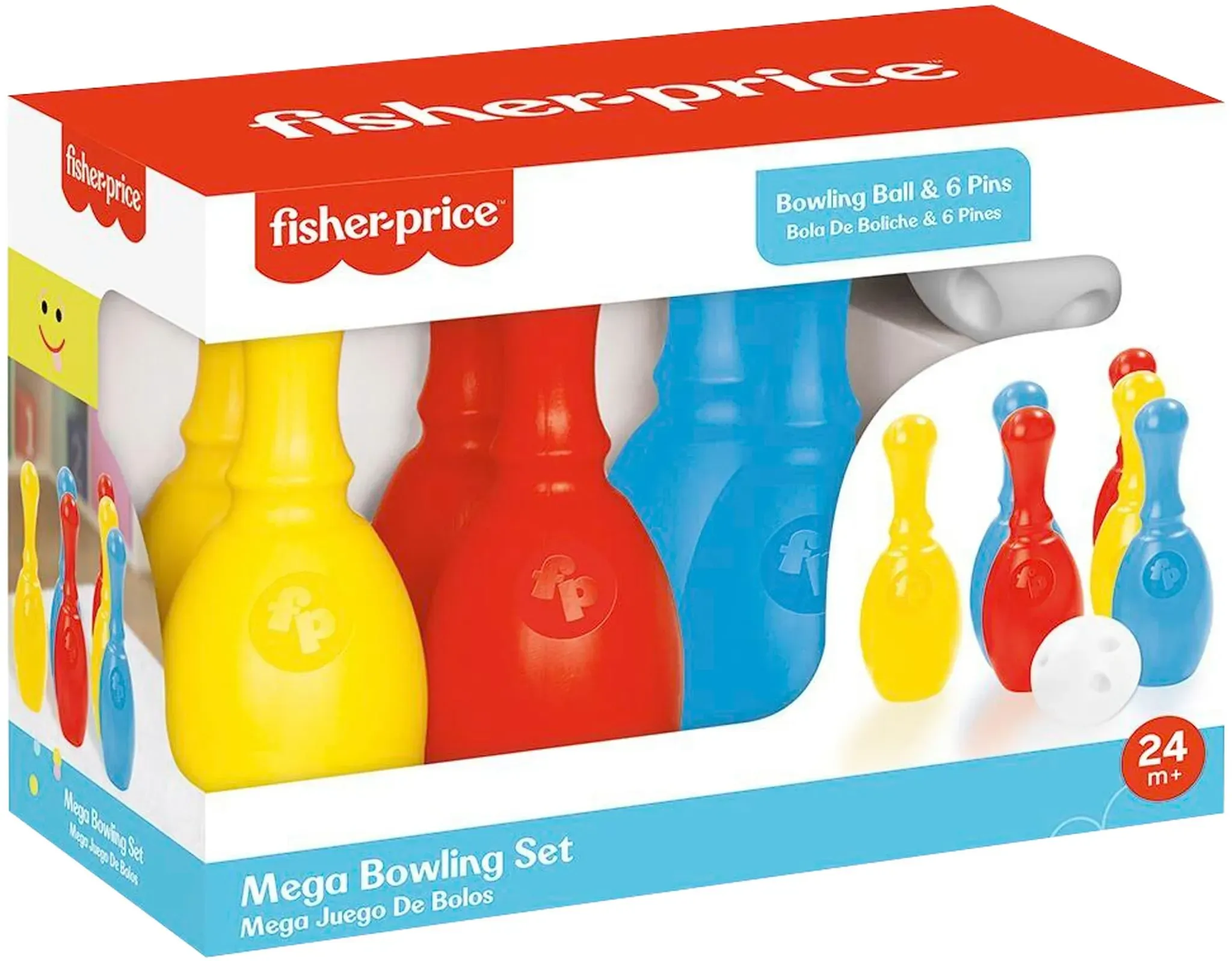 Fisher-Price Mega Bowling-Set, mehrfarbig
