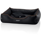 PREMIUM Orthopädisches Hundebett BUFFY Memory Foam, Kunstleder, mit abnehmbaren