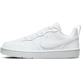 Nike Court Borough Low RECRAFT (GS) Sneaker, White/White-White, 38.5 EU