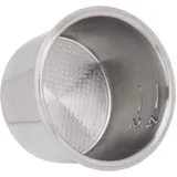 Edelstahl Filter Korb Kaffee Filter Sieb Wiederverwendbare Kaffeefilter 51 mm Kaffeefilter aus Edelstahl Einwandiger poröser Filterkorb ohne Druck 4 Tassen