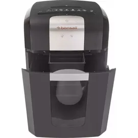 bonsaii 3S16 Aktenvernichter, bis zu 12 Blatt Papier, Partikelschnitt (Sicherheitsstufe P-4)